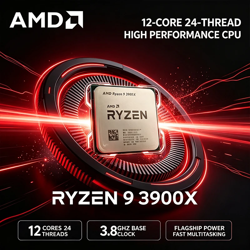Amd Cpu Ryzen 9 - Processore AMD Ryzen 9 3900X, 12