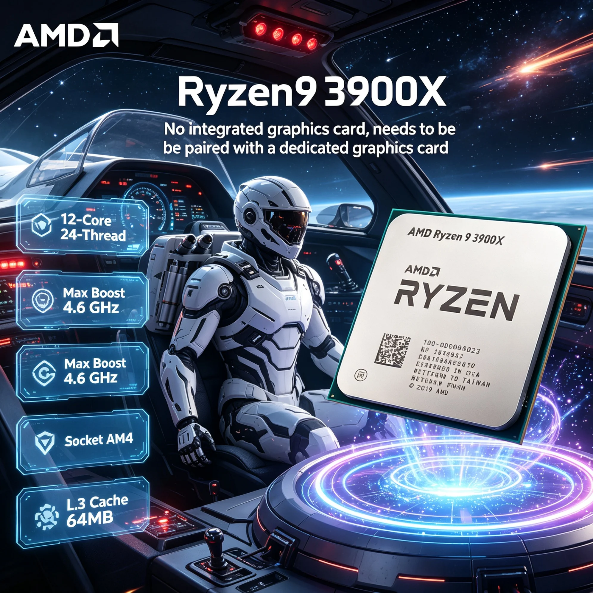 Amd Cpu Ryzen 9 - AMD Ryzen 9 3900X, 12 core,