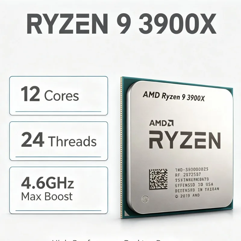AMD Ryzen 9 3900X, 12 core, 24 - Amd Cpu Ryzen 9 recensione e prezzo